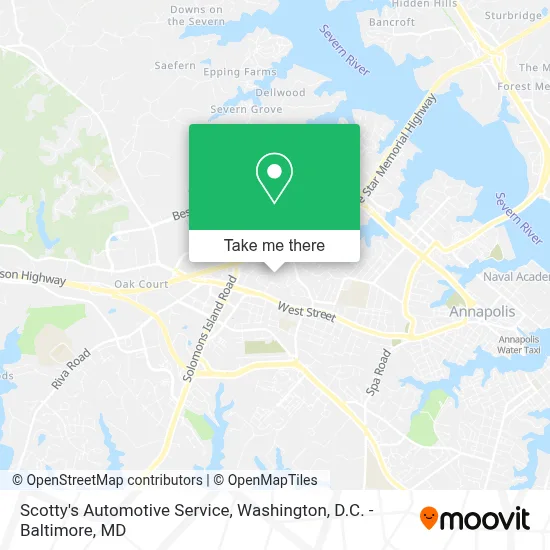 Scotty's Automotive Service map