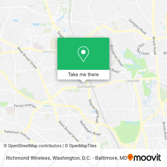 Richmond Wireless map