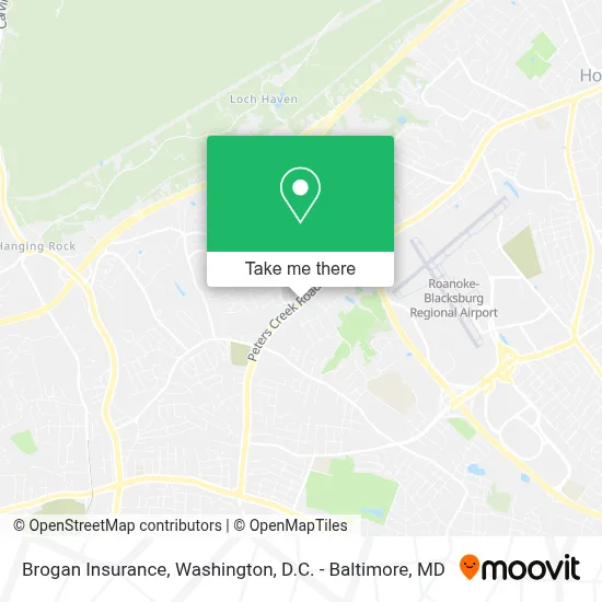 Brogan Insurance map