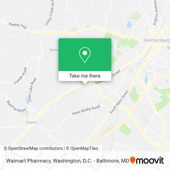 Walmart Pharmacy map