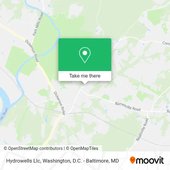 Hydrowells Llc map