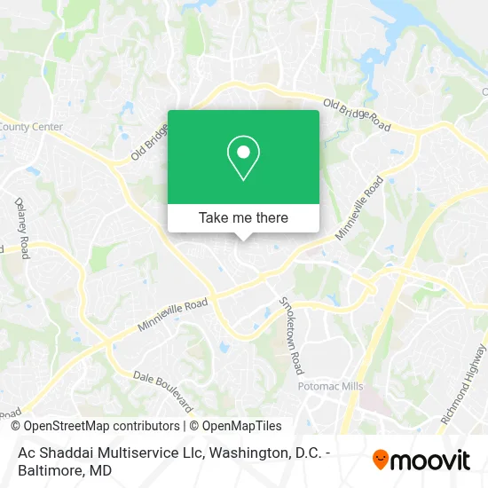 Ac Shaddai Multiservice Llc map