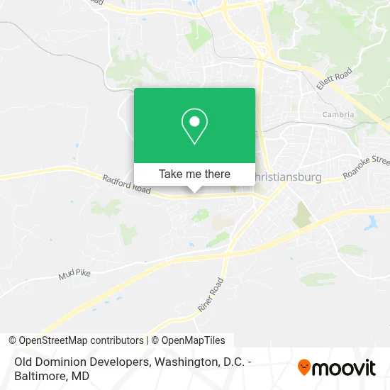 Old Dominion Developers map