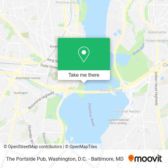 The Portside Pub map