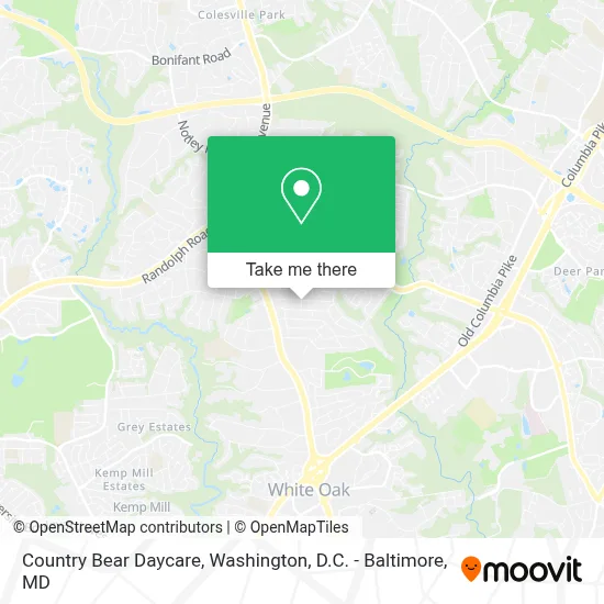 Country Bear Daycare map