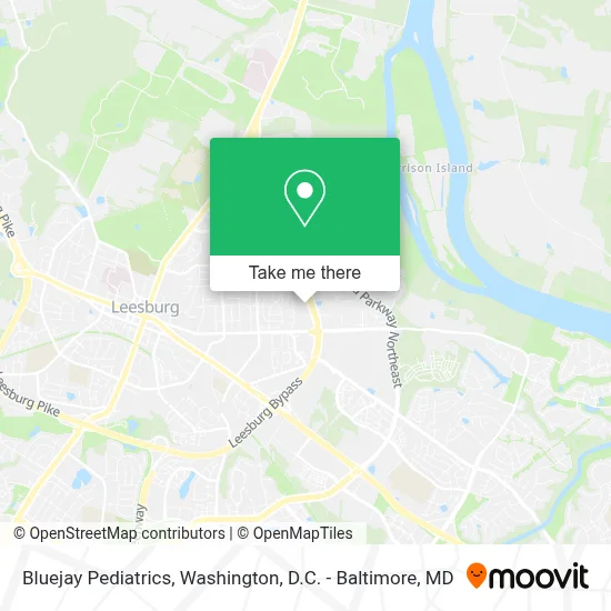 Bluejay Pediatrics map