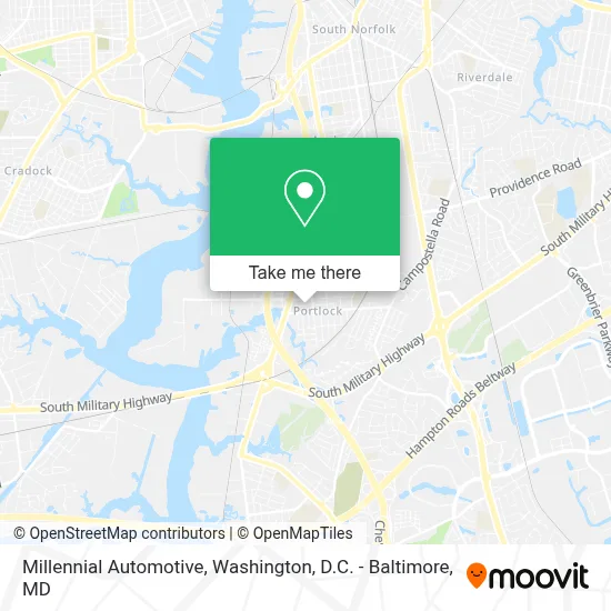 Millennial Automotive map
