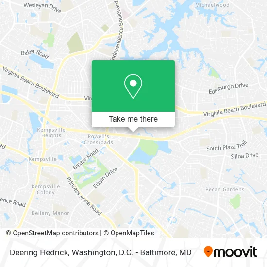 Deering Hedrick map