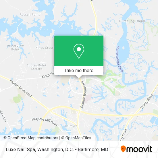 Luxe Nail Spa map