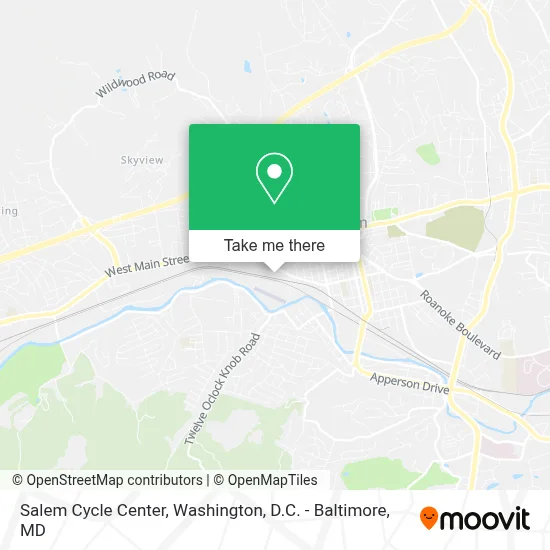 Salem Cycle Center map