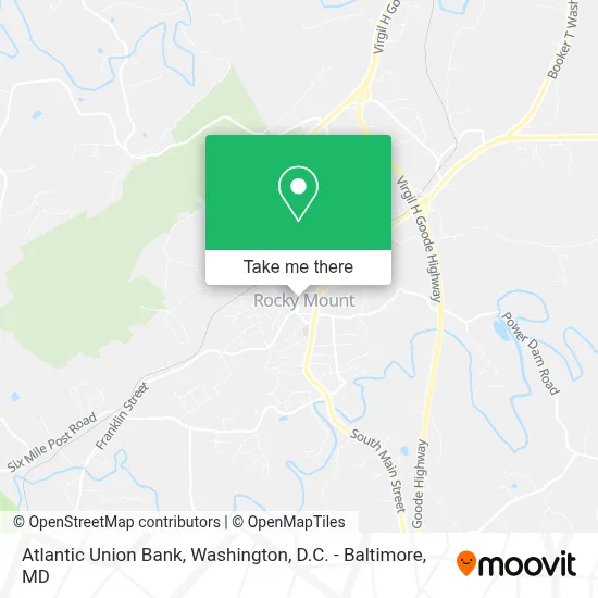 Atlantic Union Bank map