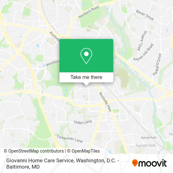 Giovanni Home Care Service map