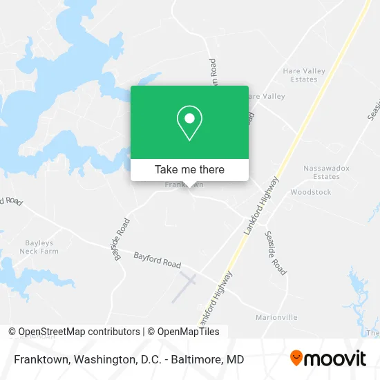 Franktown map