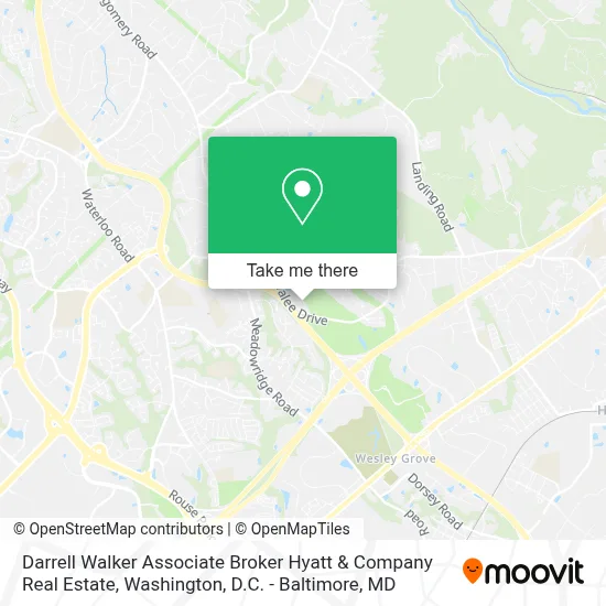 Darrell Walker Associate Broker Hyatt & Company Real Estate map