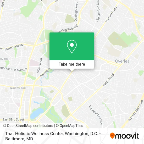 Tnat Holistic Wellness Center map