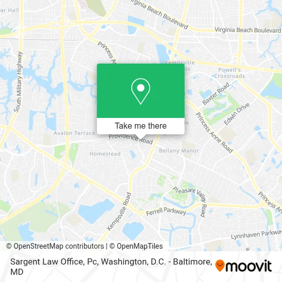 Sargent Law Office, Pc map