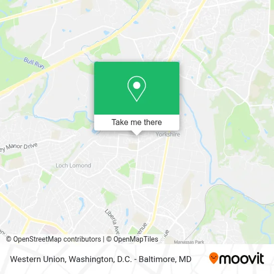 Western Union map