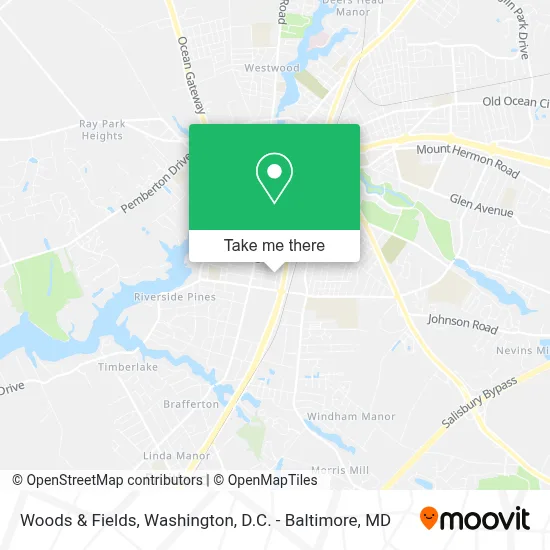 Woods & Fields map