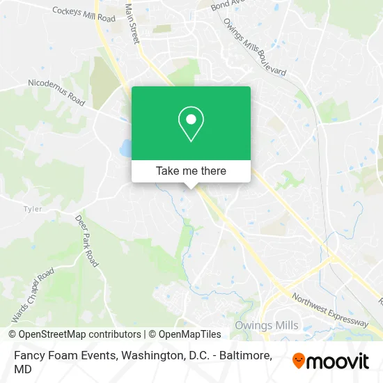 Fancy Foam Events map