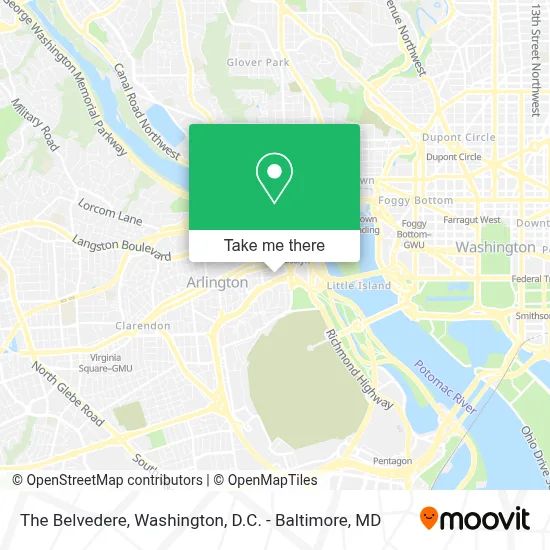 The Belvedere map