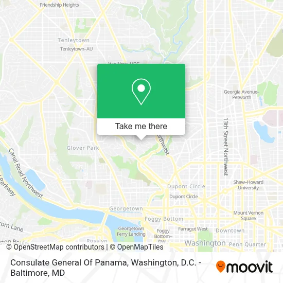 Consulate General Of Panama map