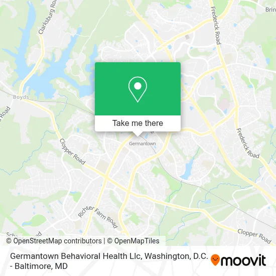 Germantown Behavioral Health Llc map