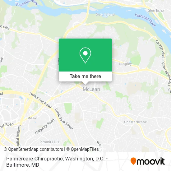 Palmercare Chiropractic map