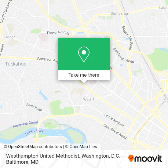 Westhampton United Methodist map