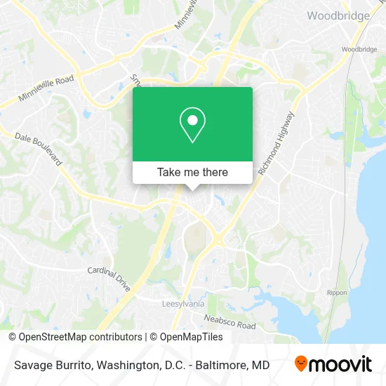 Savage Burrito map