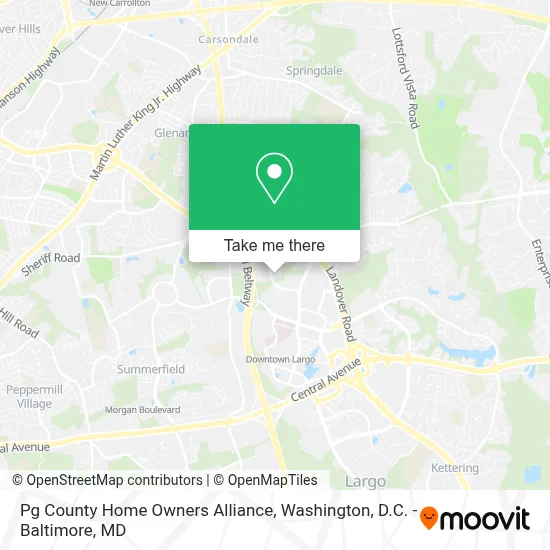 Pg County Home Owners Alliance map