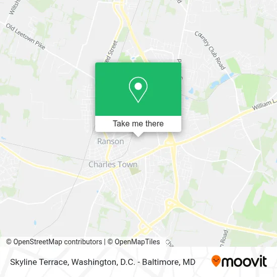 Skyline Terrace map