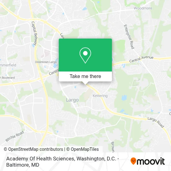 Academy Of Health Sciences map