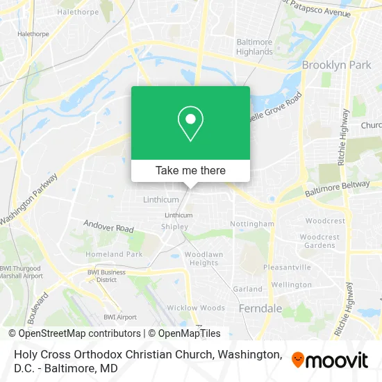 Holy Cross Orthodox Christian Church map