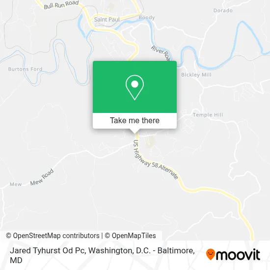 Jared Tyhurst Od Pc map