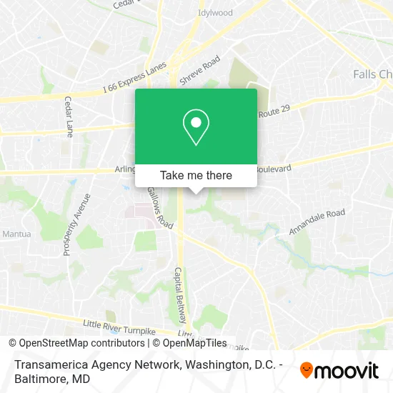 Transamerica Agency Network map