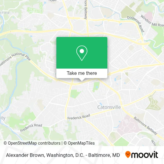 Alexander Brown map