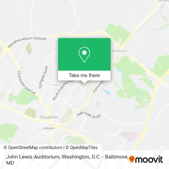 John Lewis Auditorium map