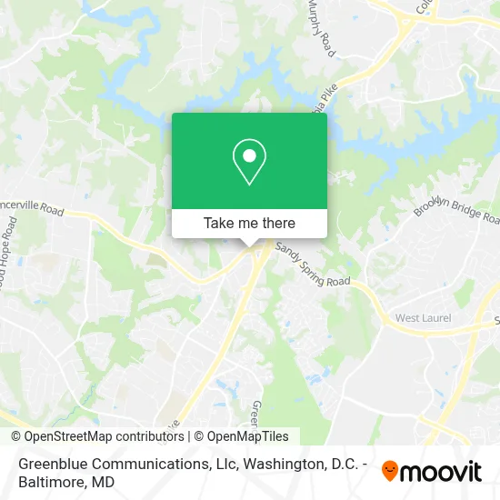 Greenblue Communications, Llc map