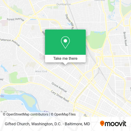 Gifted Church map