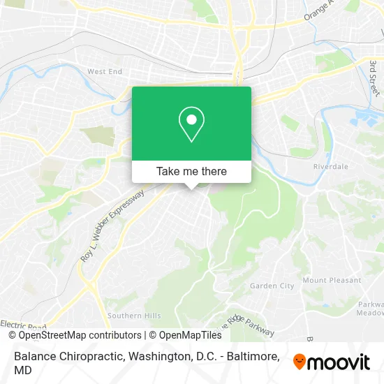 Balance Chiropractic map
