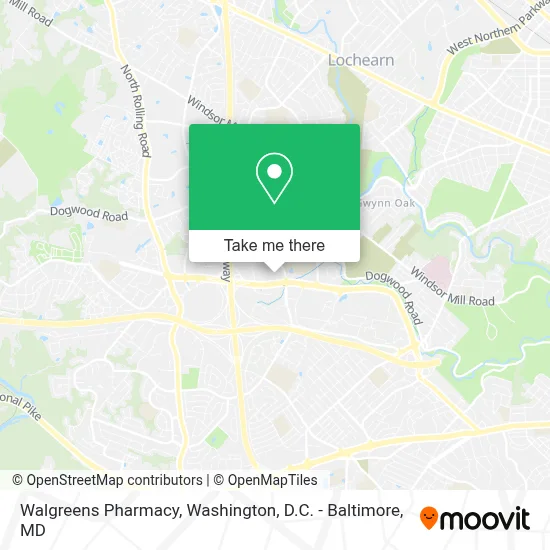 Walgreens Pharmacy map