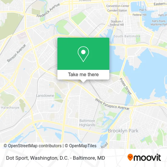 Dot Sport map