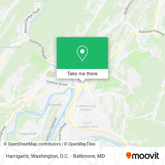 Harrigan's map