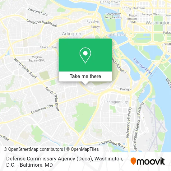 Defense Commissary Agency (Deca) map