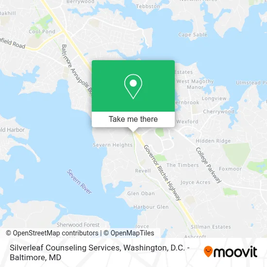 Silverleaf Counseling Services map