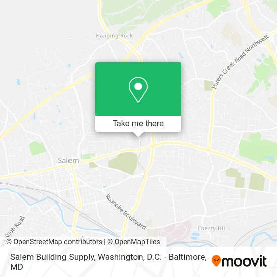 Salem Building Supply map