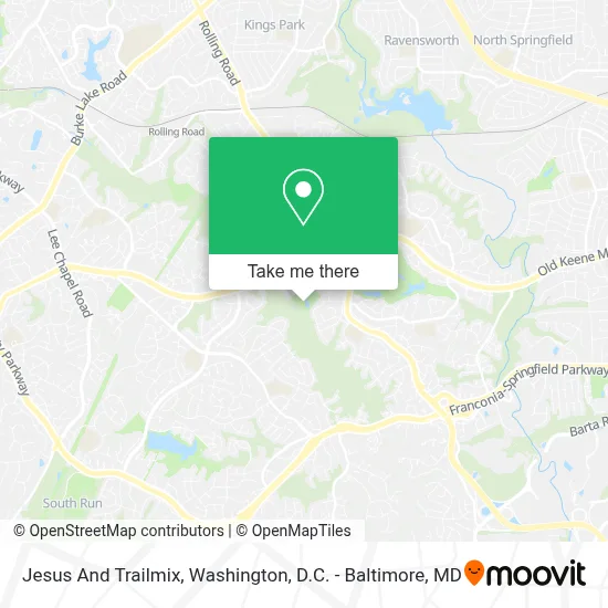Jesus And Trailmix map
