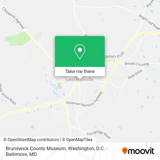 Brunswick County Museum map