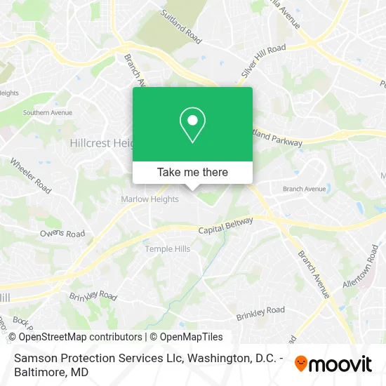 Samson Protection Services Llc map