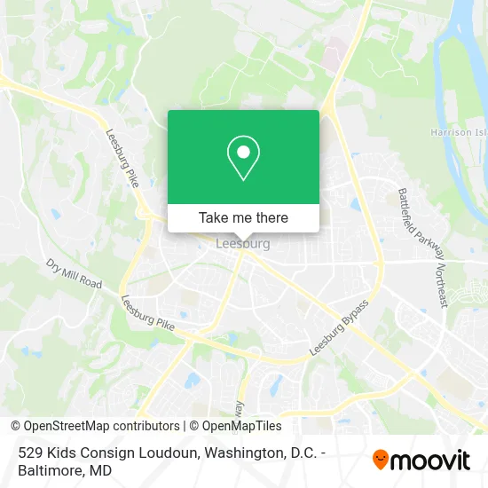 529 Kids Consign Loudoun map